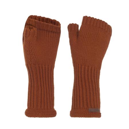 KNIT FACTORY Handstulpen CLEO terra