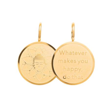 iXXXi Anhänger LOTUS BUDDHA gold Ø 1,6 cm