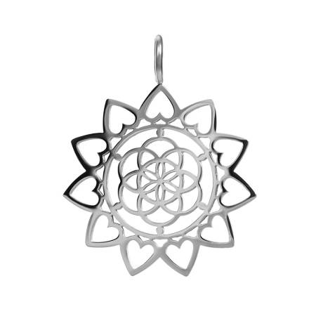 iXXXi Anhänger MANDALA silber Ø 2,5 cm