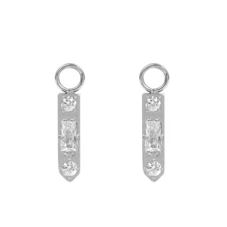 iXXXi Anhänger CHARMS HOOP SPARKLE silber