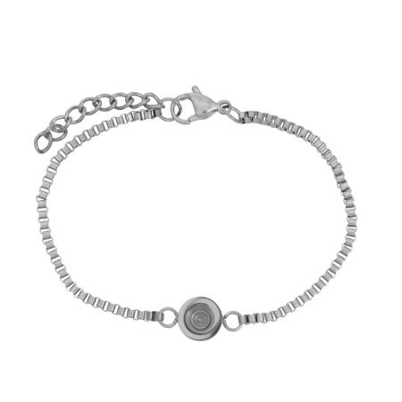 iXXXi Armband BOX CHAIN CREATIVE BASE silber