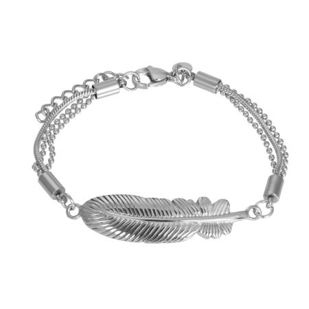 iXXXi Armband FEATHER silber
