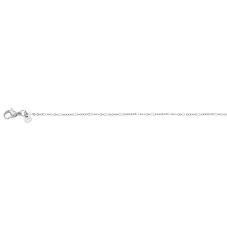 iXXXi Armband SLIM BALL WHITE silber