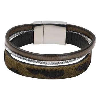 iXXXi BRACE JEWELS LEOPARD grün silber