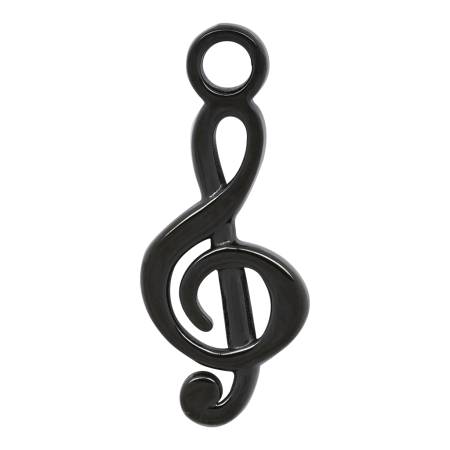iXXXi Anhänger CHARM MUSIKSCHLÜSSEL schwarz