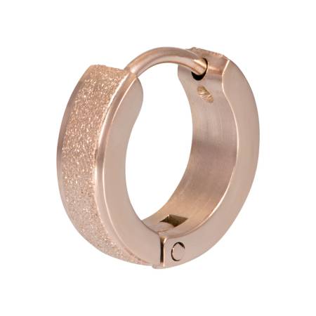 iXXXi Creolen SANDGESTRAHLT rosé