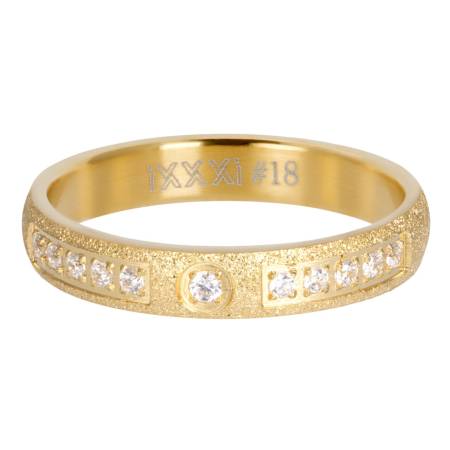 IXXXi Füllring FLOW Gold – 2 Mm Breit, Für IXXXi Basisringe, Edelstahl Beschichtet