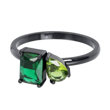 IXXXi Füllring Aus Edelstahl Mit Zirkonia Kristall & Weißem Opal – 2 Mm Breite, Für Individuellen Ringschmuck