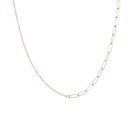 iXXXi Halskette COLLIER SQUARE SLIM rosé