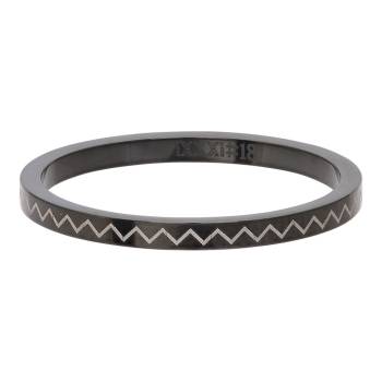 iXXXi Füllring HEARTBEAT schwarz - 2 mm