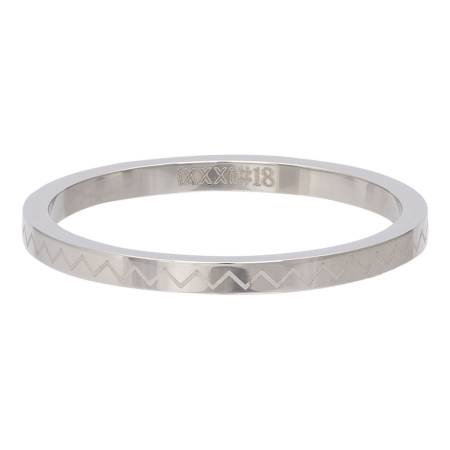 iXXXi Füllring HEARTBEAT silber - 2 mm