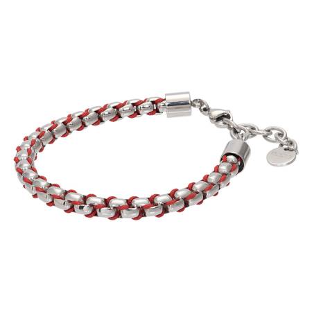iXXXi Armband IBIZA ROT silber