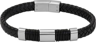 iXXXi-MEN Armband DYLAN schwarz antiksilber