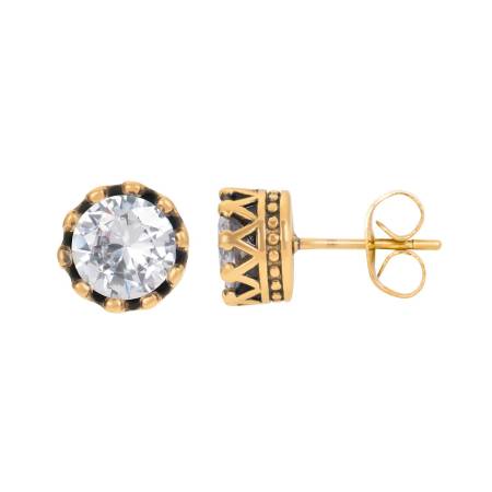 iXXXi Ohrstecker CROWN gold