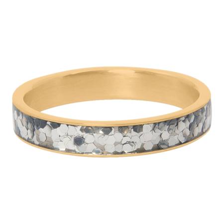 iXXXi Füllring GLITTER CONFETTI gold - 4 mm
