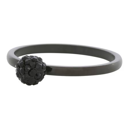 iXXXi Füllring KRISTALLBALL Zirkonia schwarz - 2 mm