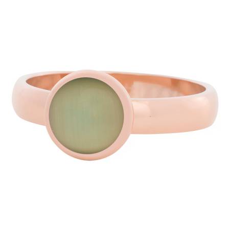 iXXXi Füllring 1 KATZENAUGE grün Ø 10 mm rosé - 4 mm