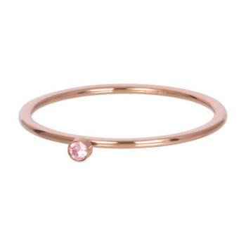 iXXXi Füllring ZIRKONIA 1 KRISTALL pink rosé - 1 mm
