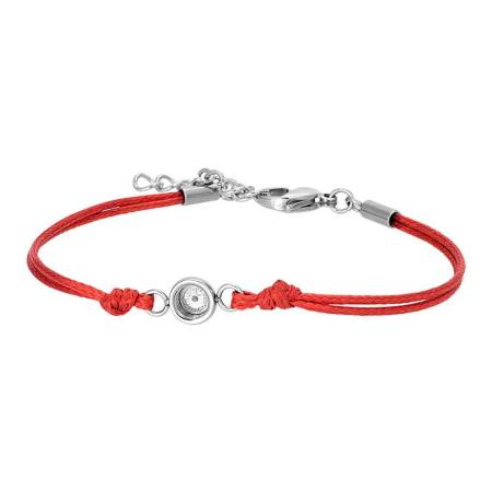iXXXi Armband WAX CORD TOP PART BASE red