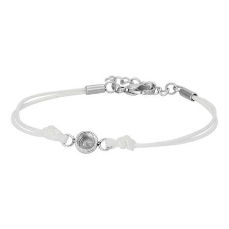 iXXXi Armband WAX CORD TOP PART BASE white