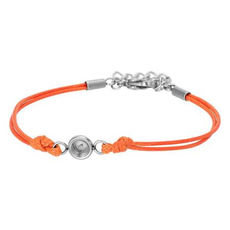 iXXXi Armband WAX CORD TOP PART BASE orange