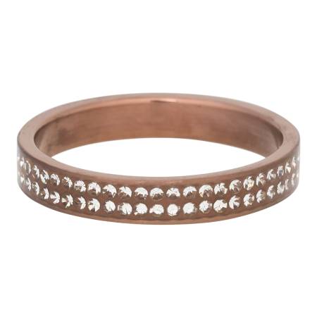 iXXXi Füllring DOUBLE ZIRKONIA braun - 4 mm