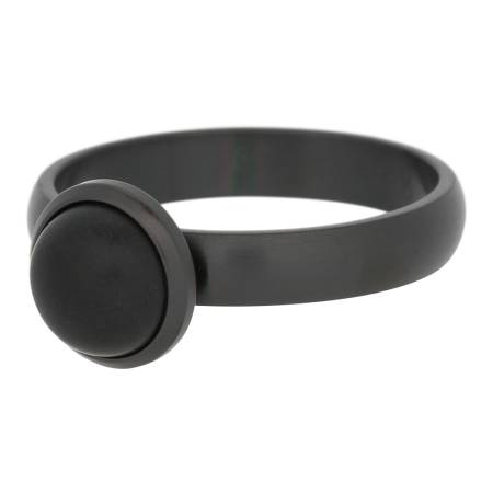iXXXi Füllring 1 STEIN MATT schwarz Ø 10 mm schwarz matt - 4 mm