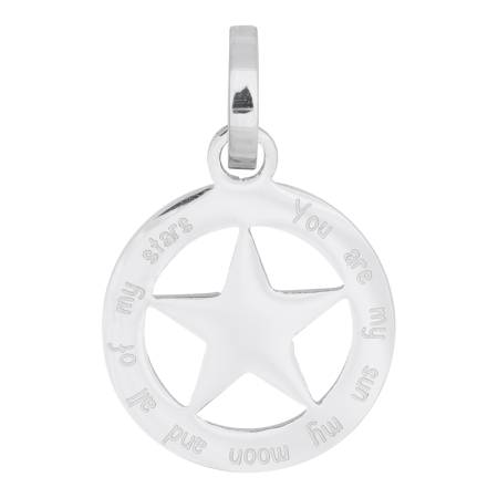 iXXXi Anhänger STERN silber - Ø 2,2 cm