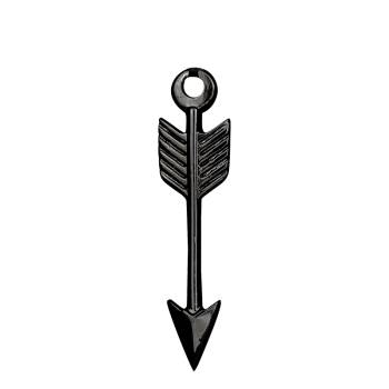 iXXXi Anhänger CHARM PFEIL schwarz