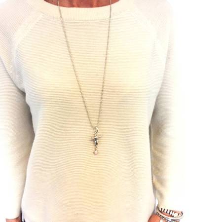 Preview: QOSS Kette NICCOLI silber 60 cm
