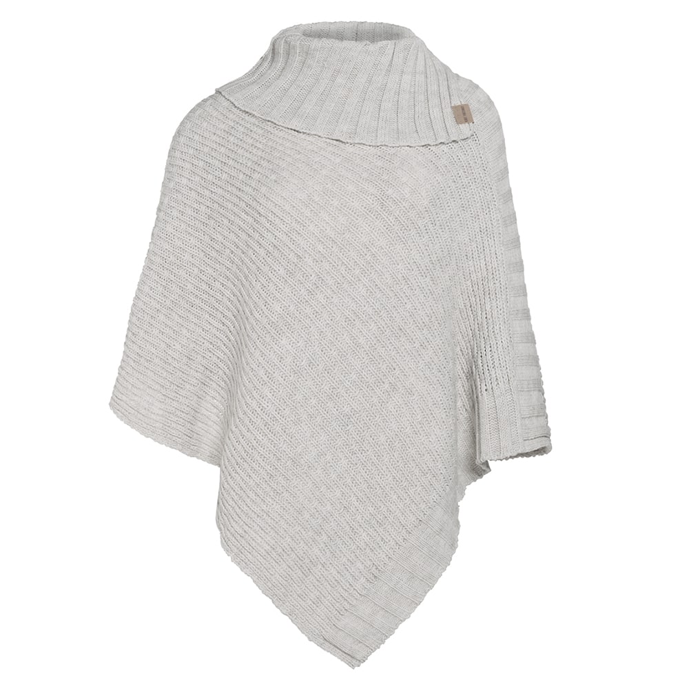 knitted woolen poncho