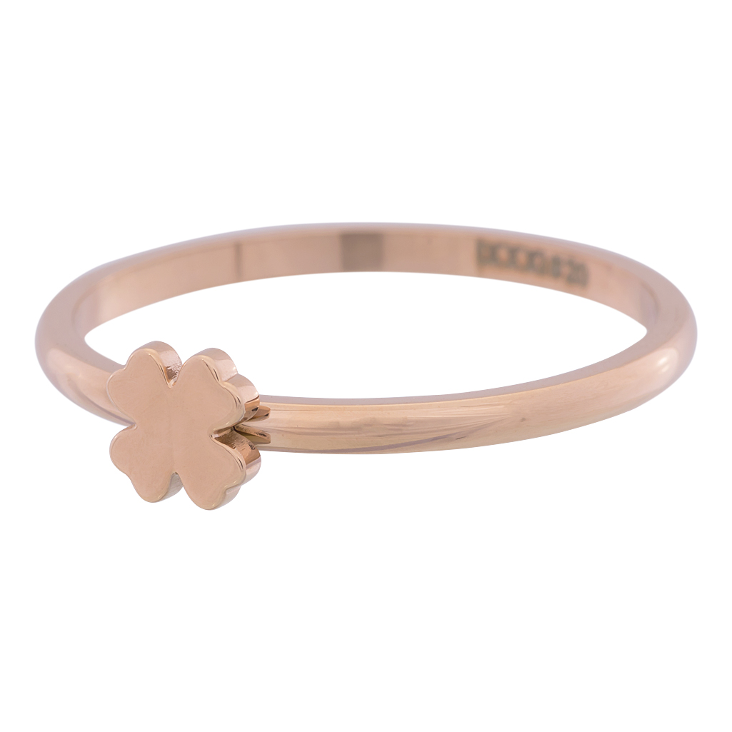 iXXXi Ring komplett rosegold schwarz glitzer 12 mm