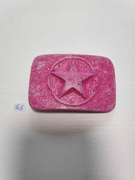 LUCA KAYZ Gürtelschließe GROßER STERN pink