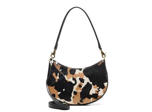 CHABO Handtasche CRAZY COW MULTI black brown white