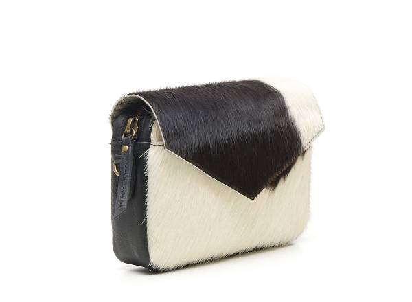 CHABO Handtasche RIO ROMY HAIR ON black white