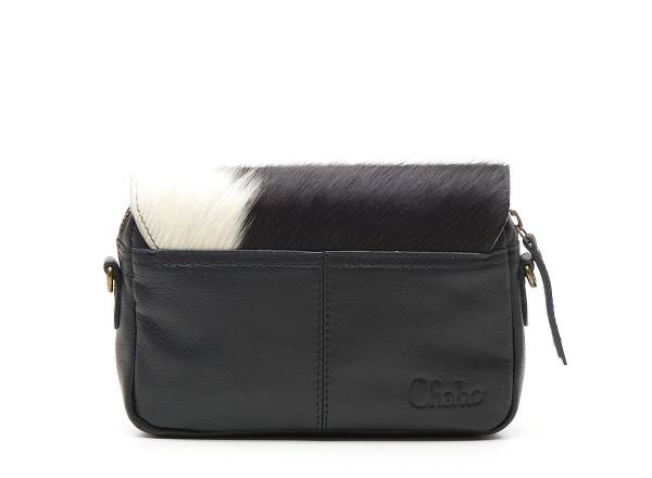 CHABO Handtasche RIO ROMY HAIR ON black white