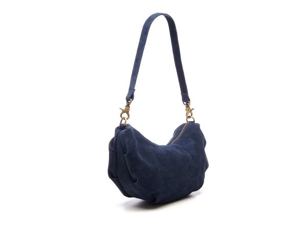 CHABO Handtasche SUEDE BOBBY BANANA navy blue