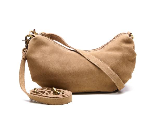 CHABO Handtasche SUEDE BOBBY BANANA sand