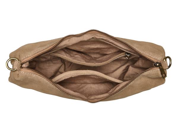 CHABO Handtasche SUEDE BOBBY BANANA sand