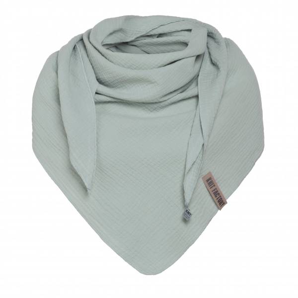 KNIT FACTORY Dreieckschal LIV Olive Mist