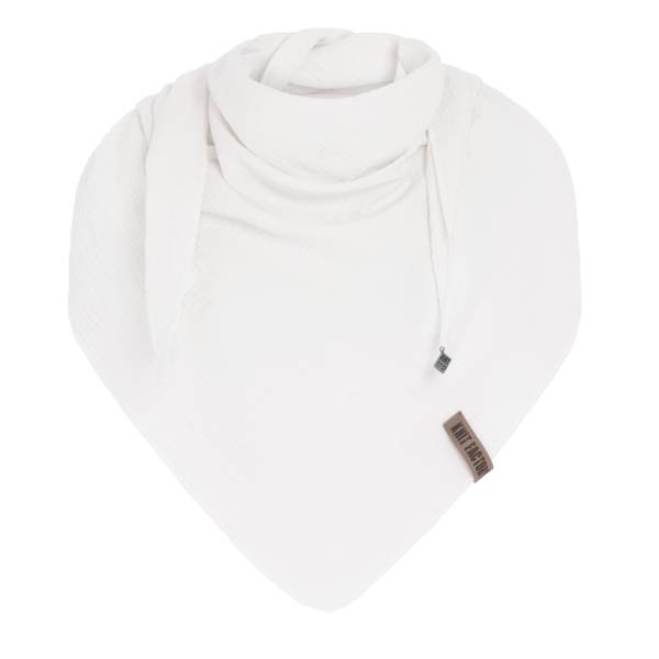 KNIT FACTORY Dreieckschal LIV Woolwhite