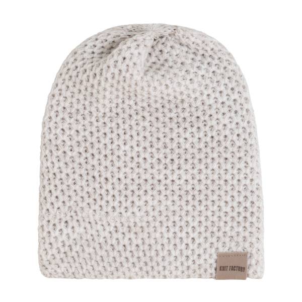 KNIT FACTORY Beanie ENYA beige