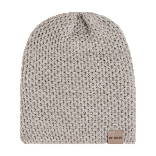 KNIT FACTORY Beanie ENYA iced clay