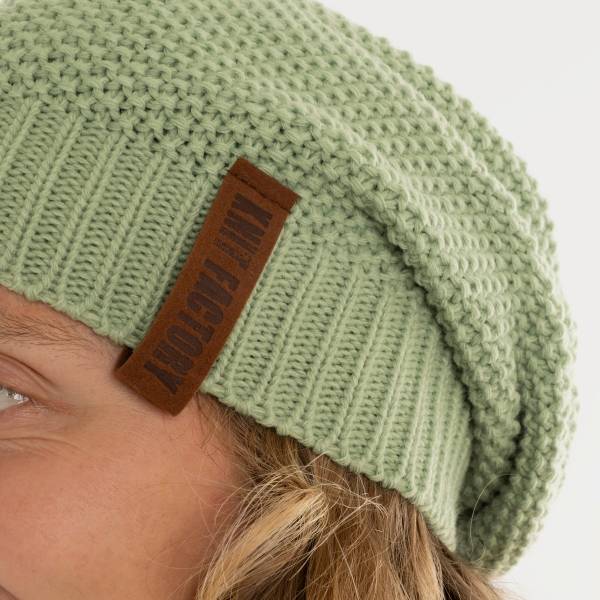 KNIT FACTORY Beanie COCO sage green
