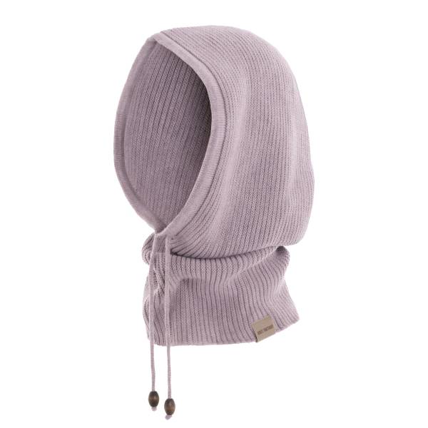 KNIT FACTORY Kapuzenschal EVY mauve
