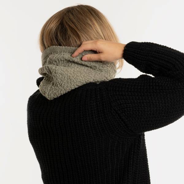 KNIT FACTORY Kapuzenschal BLAKE schwarz