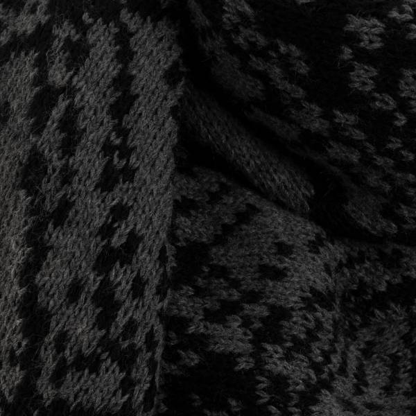 KNIT FACTORY Dreieckschal LEA schwarz anthrazit