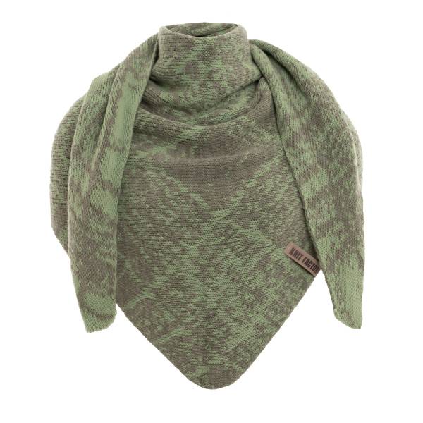 KNIT FACTORY Dreieckschal LEA urban green sage green