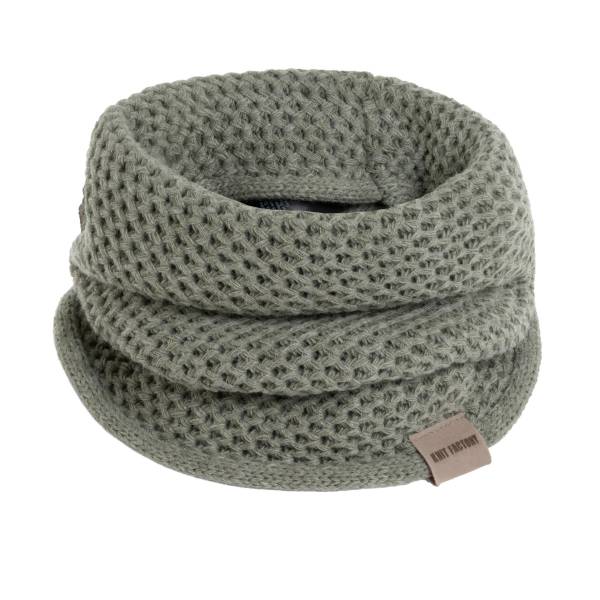 KNIT FACTORY Loop Schal ENYA urban green
