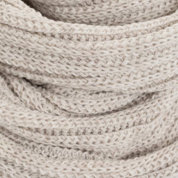 KNIT FACTORY Loop Schal NICA beige